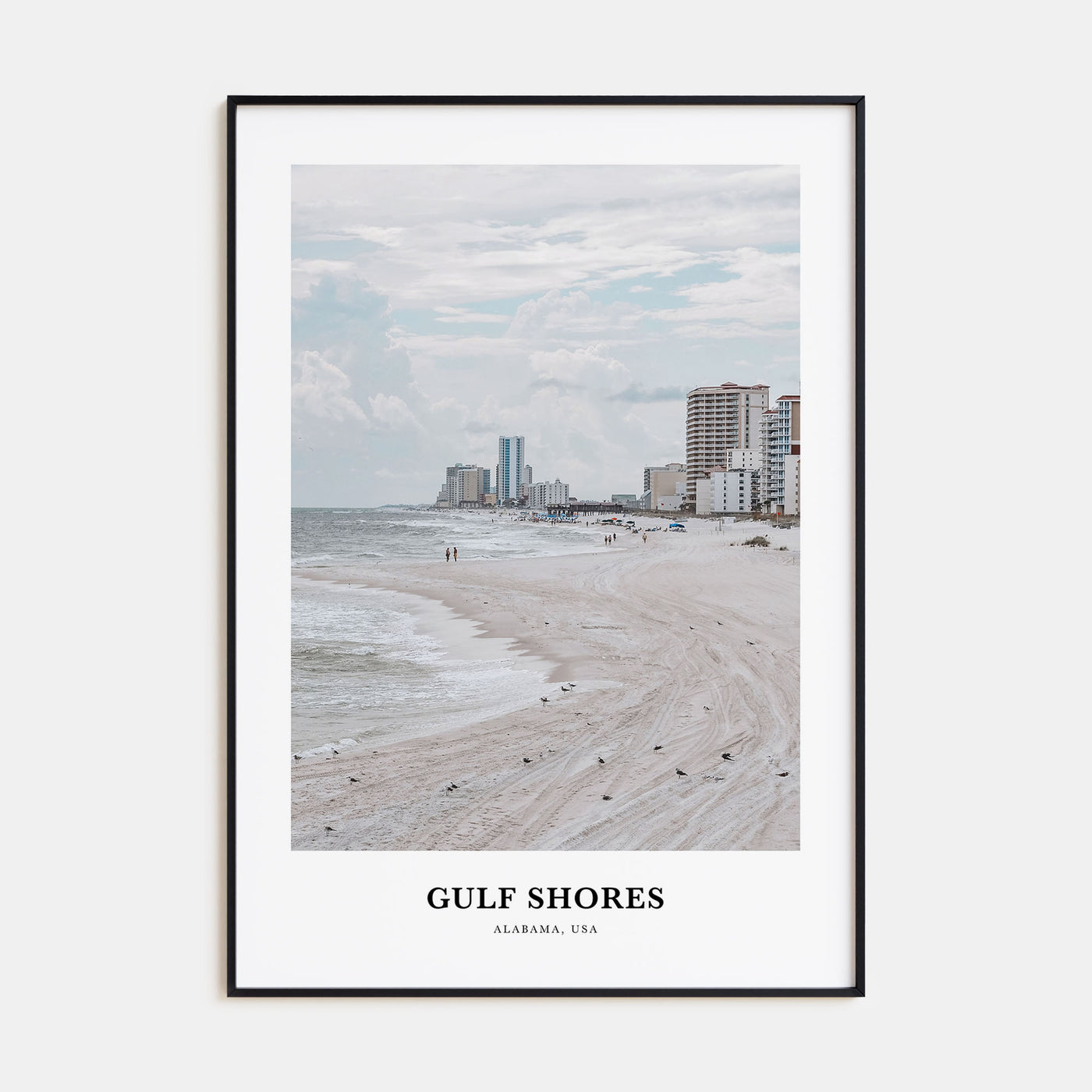 Gulf Shores Portrait Color Poster