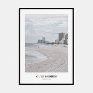 Gulf Shores Portrait Color Poster