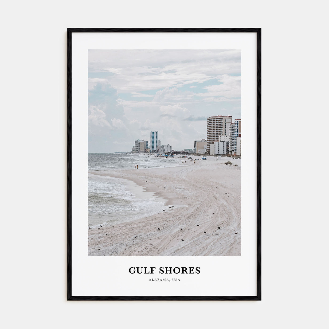 Gulf Shores Portrait Color Poster