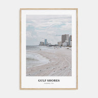 Gulf Shores Portrait Color Poster