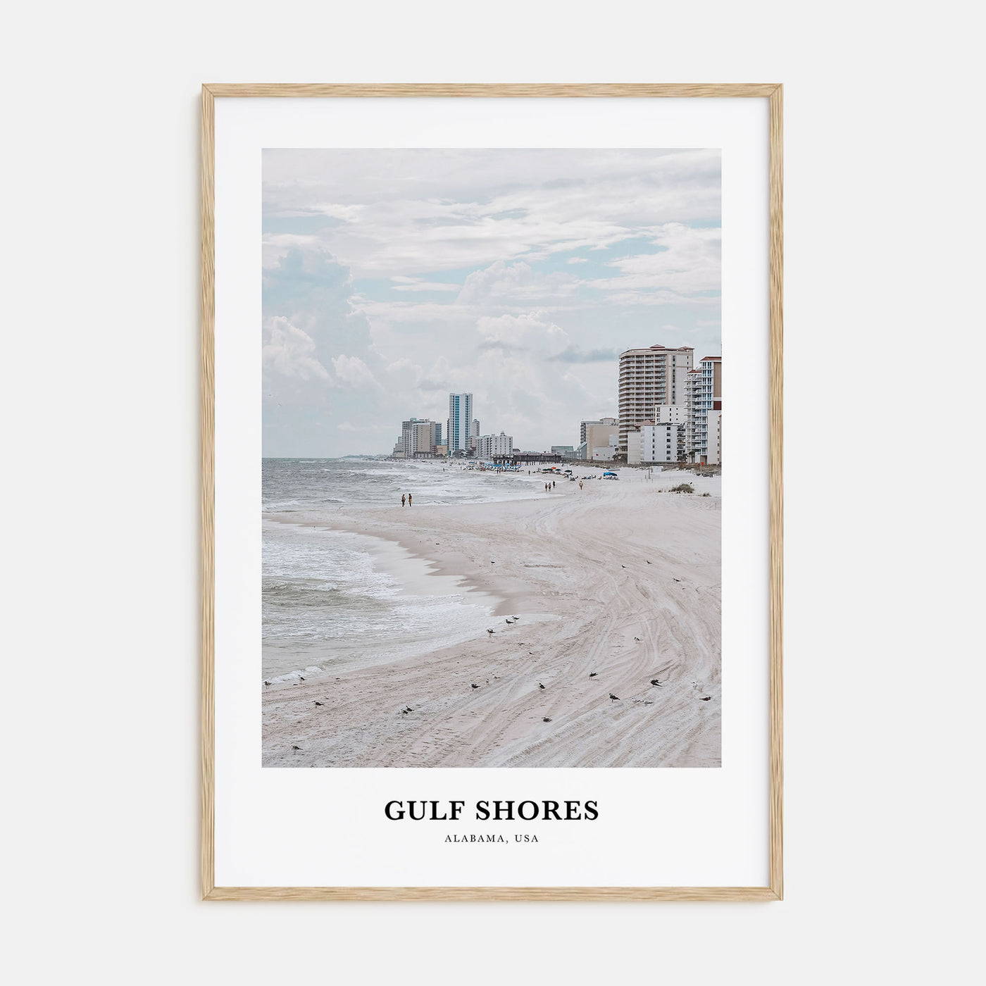 Gulf Shores Portrait Color Poster