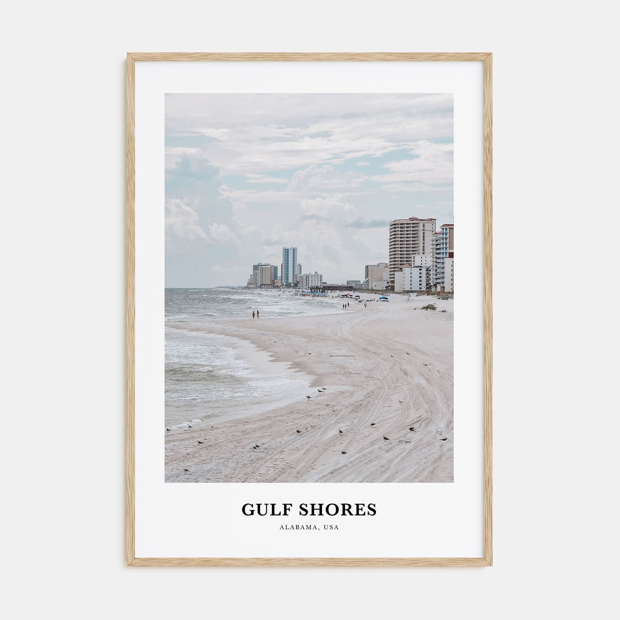 Gulf Shores Portrait Color Poster