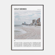 Gulf Shores Travel Color Poster