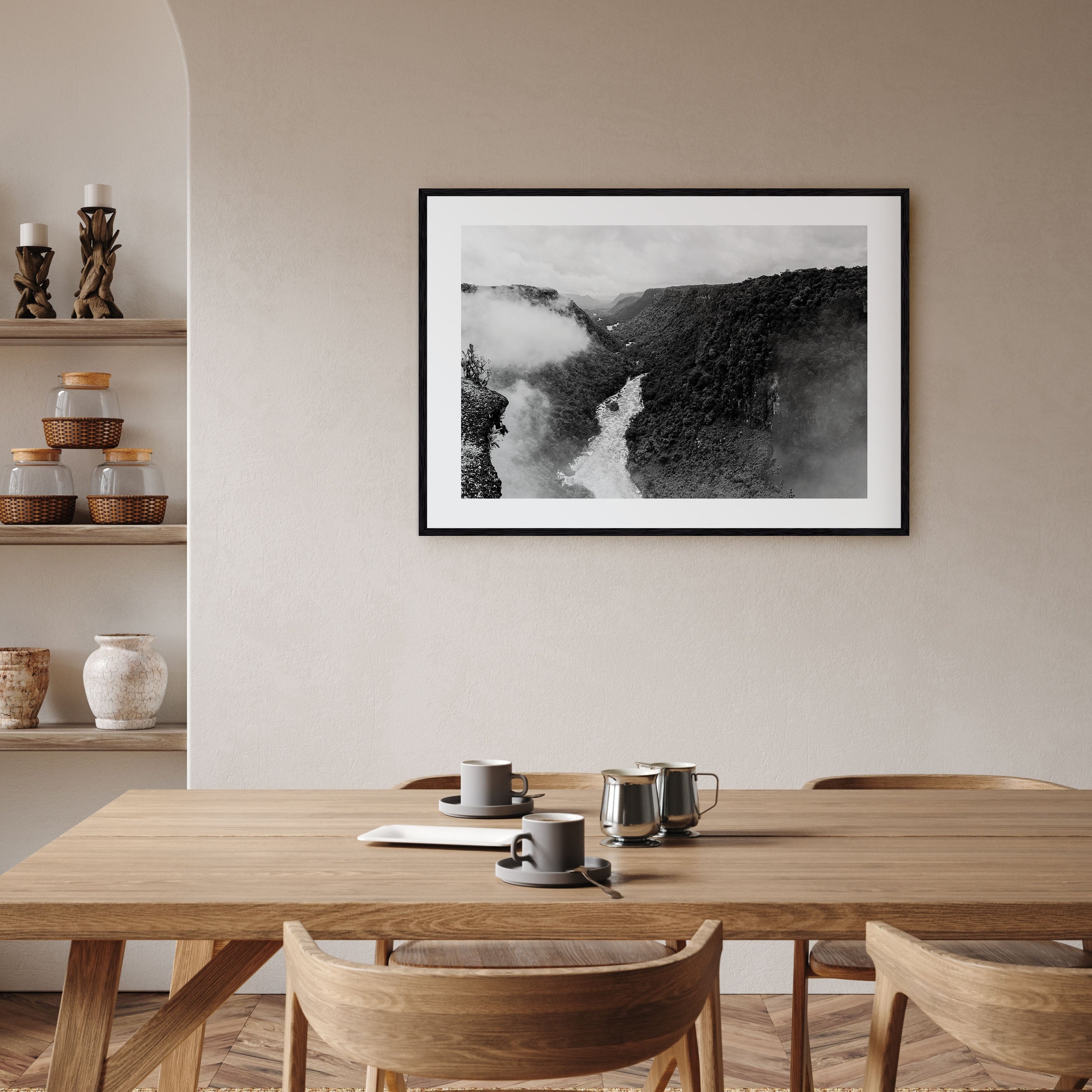 Guyana Landscape B&W Poster