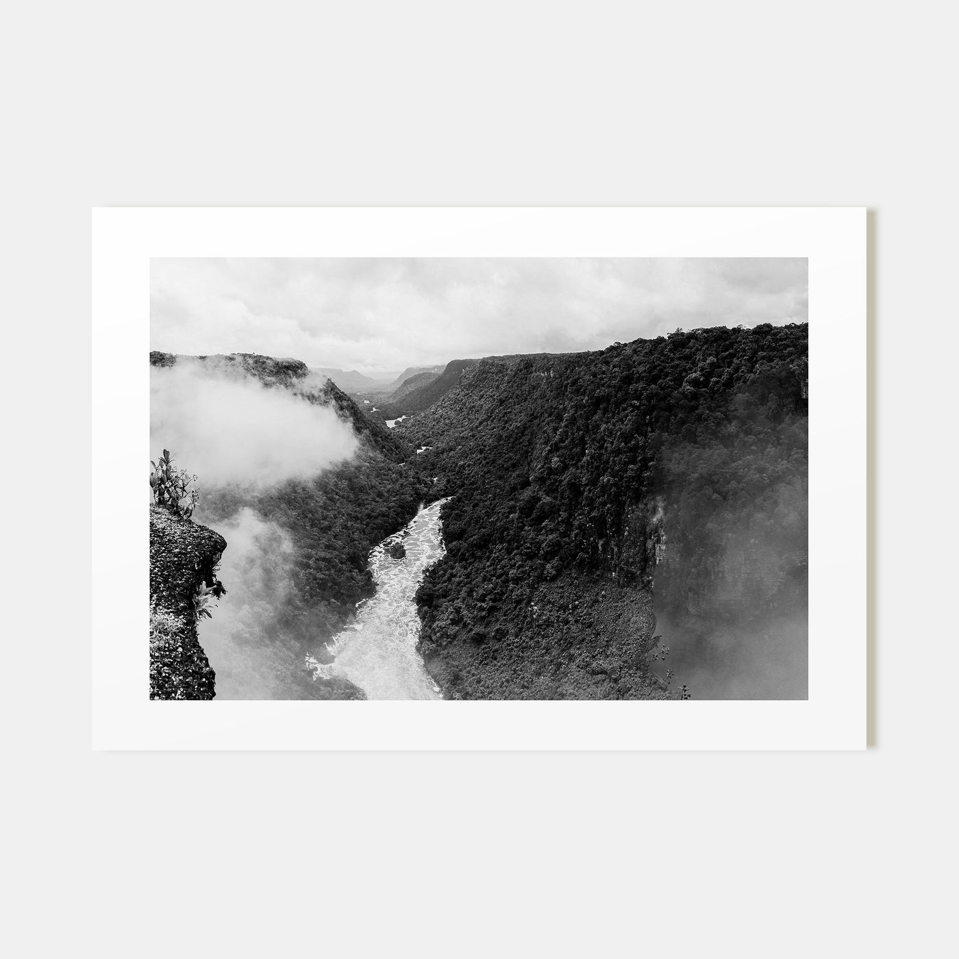 Guyana Landscape B&W Poster