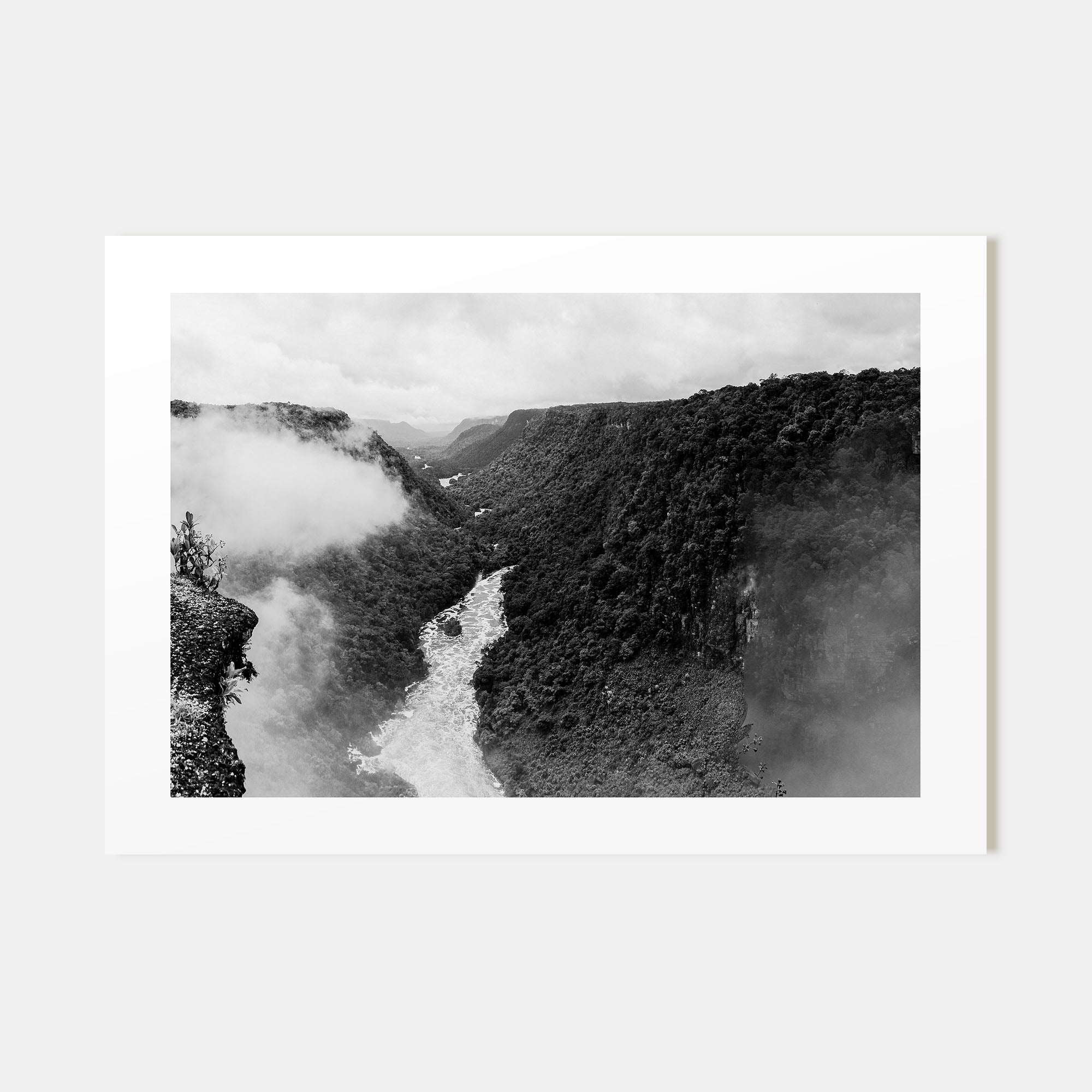 Guyana Landscape B&W Poster