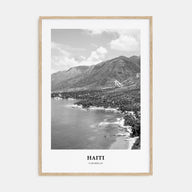 Haiti Portrait B&W No 2 Poster
