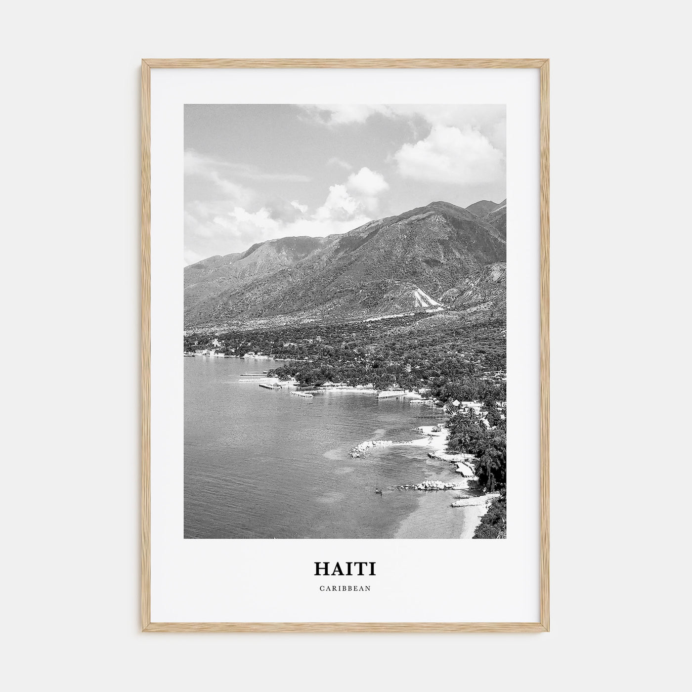 Haiti Portrait B&W No 2 Poster