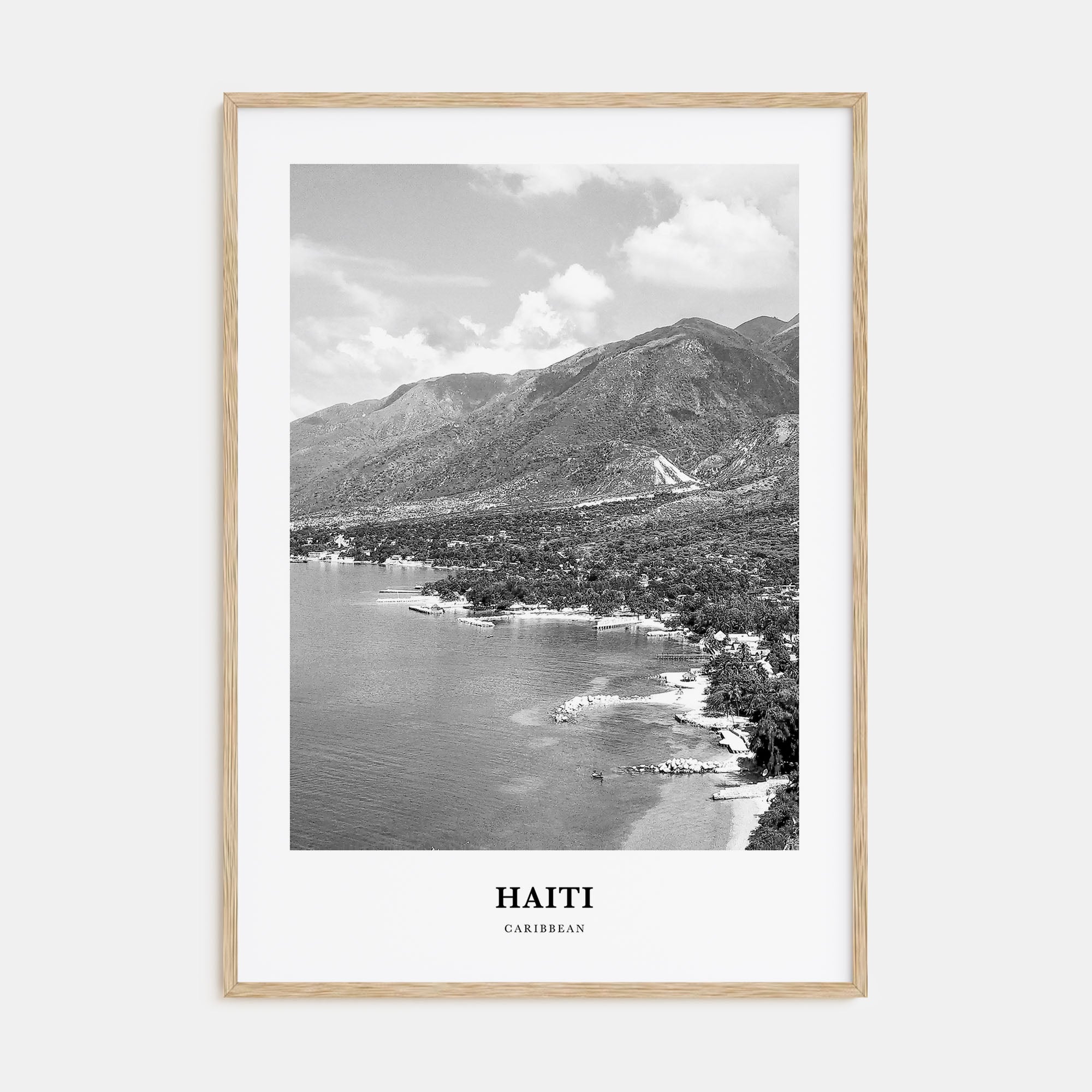 Haiti Portrait B&W No 2 Poster