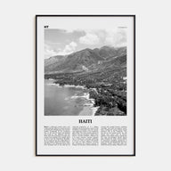 Haiti Travel B&W No 1 Poster