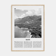Haiti Travel B&W No 1 Poster