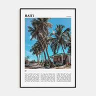 Haiti Travel Color Poster