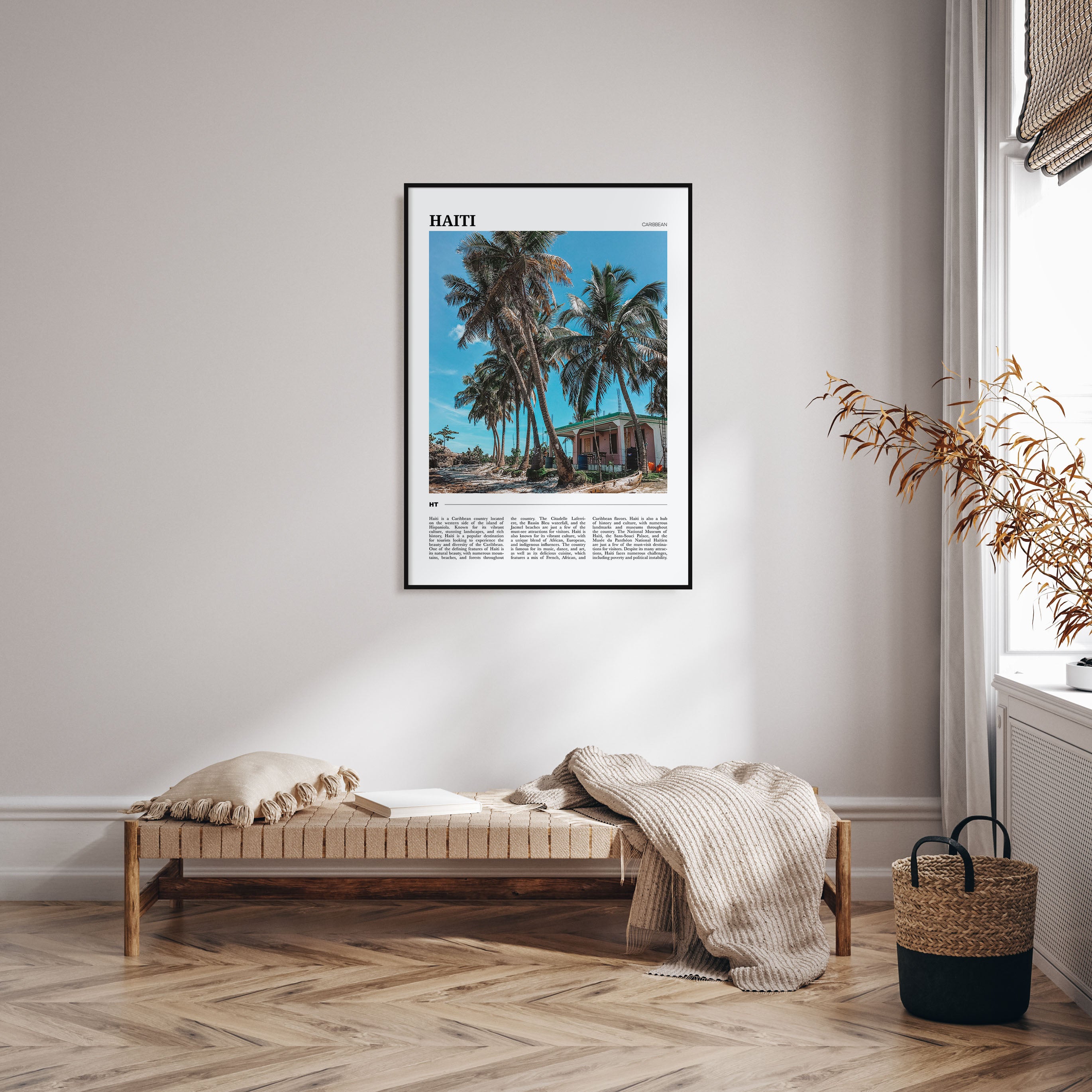 Haiti Travel Color Poster