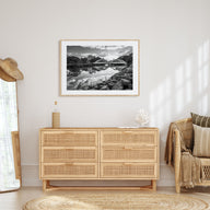 Haleiwa Landscape B&W Poster