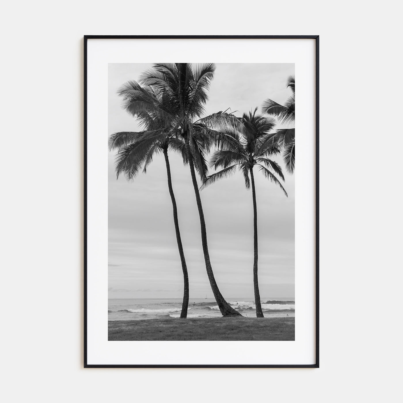 Haleiwa Photo B&W Poster