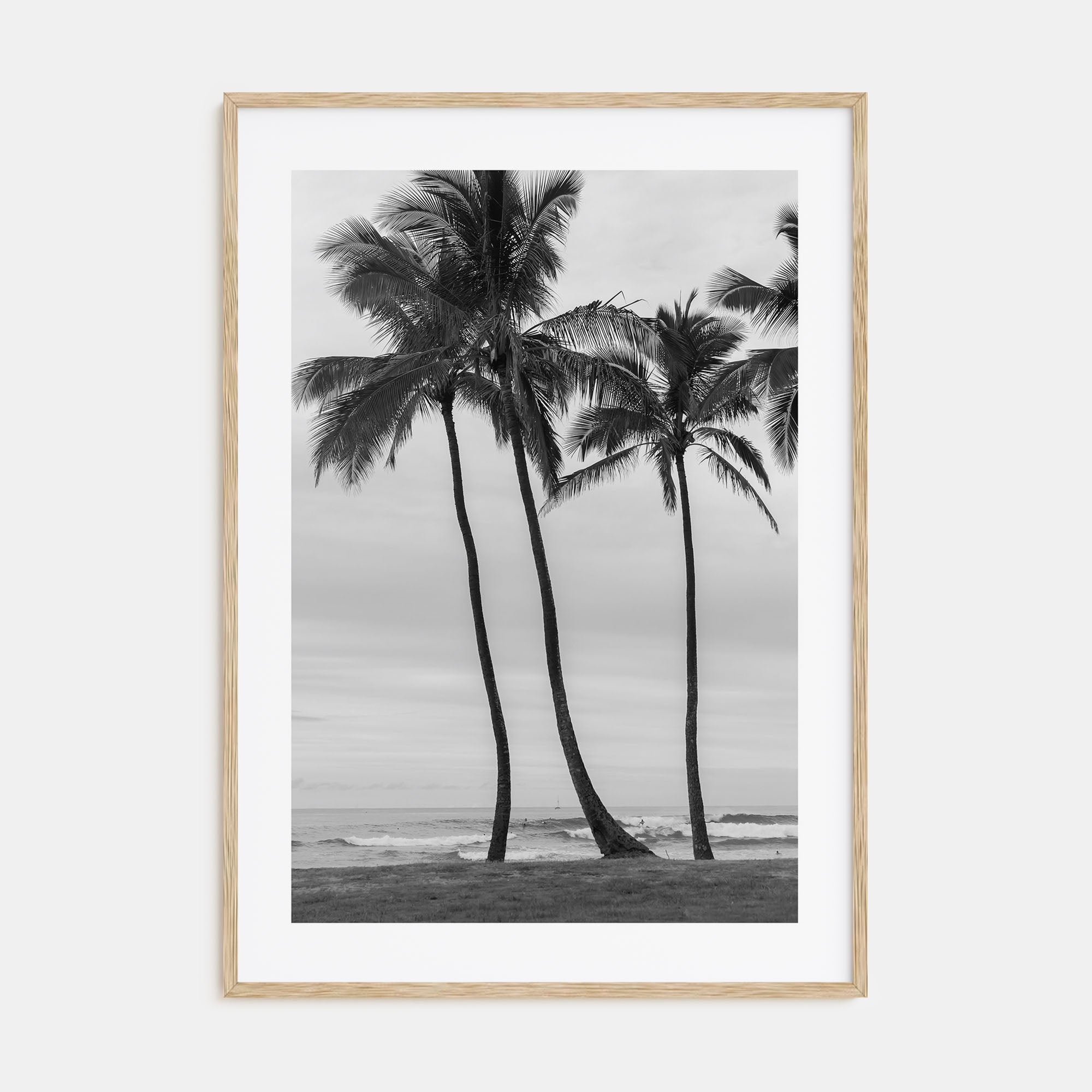 Haleiwa Photo B&W Poster
