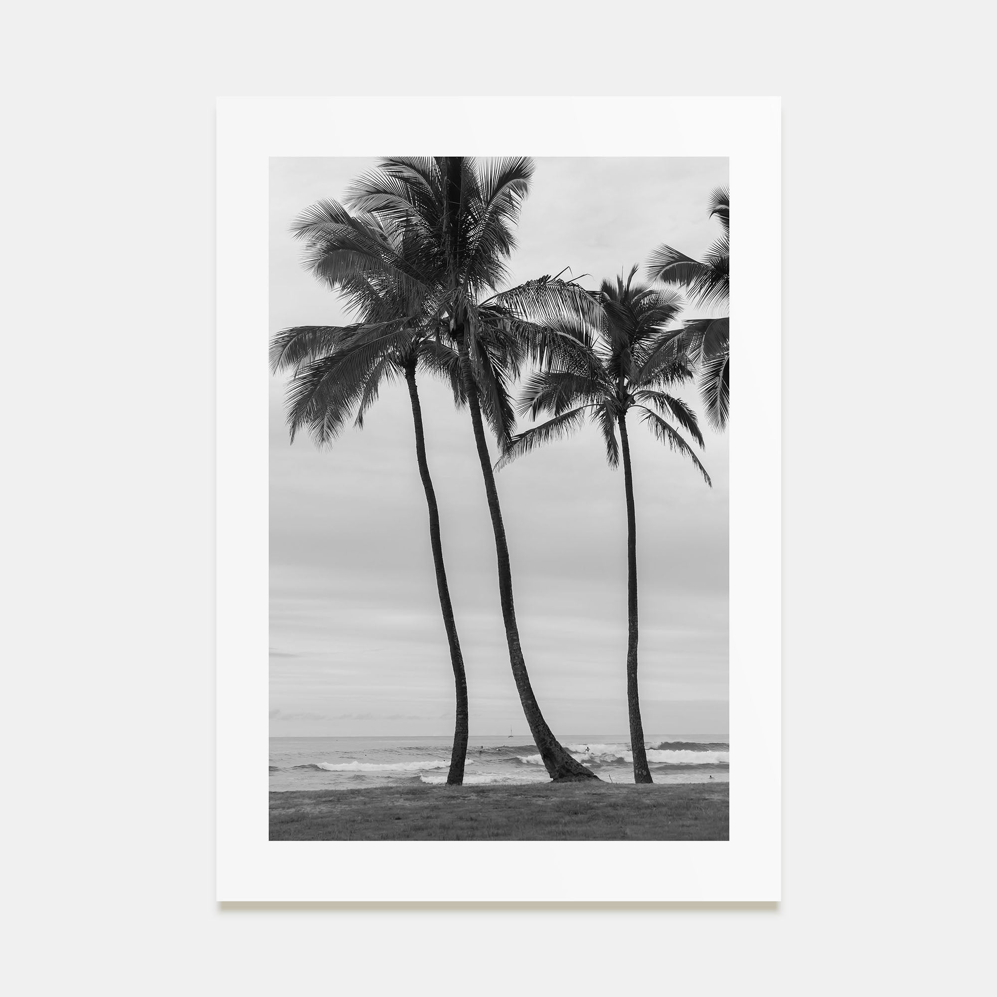 Haleiwa Photo B&W Poster