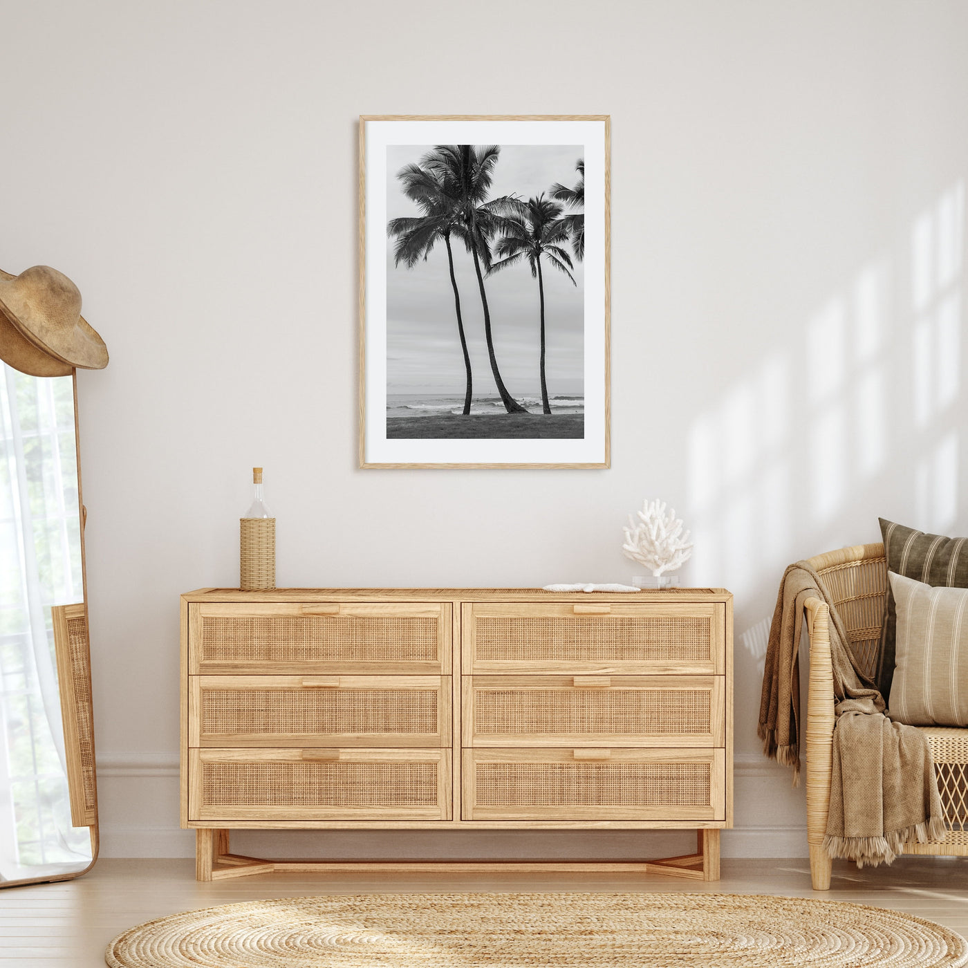 Haleiwa Photo B&W Poster
