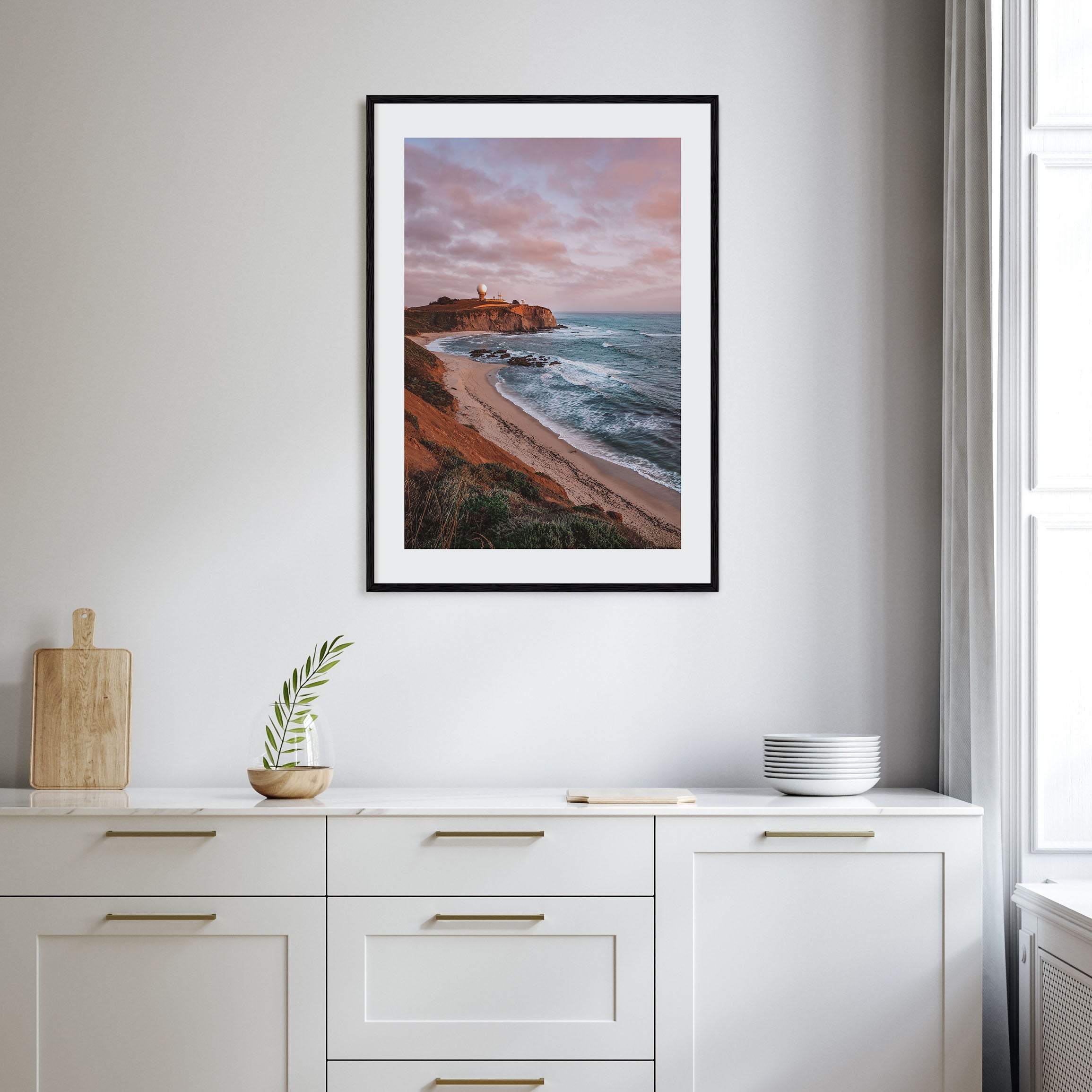 Half Moon Bay Photo Color Poster