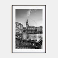 Hamburg Photo B&W Poster