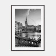 Hamburg Photo B&W Poster