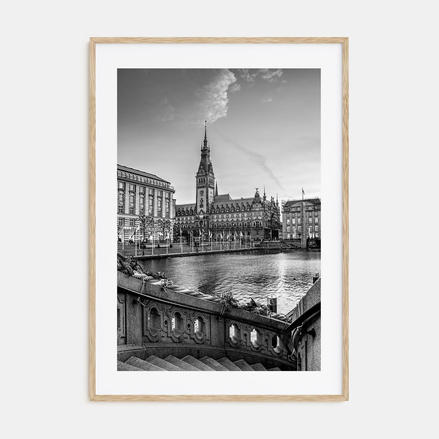 Hamburg Photo B&W Poster