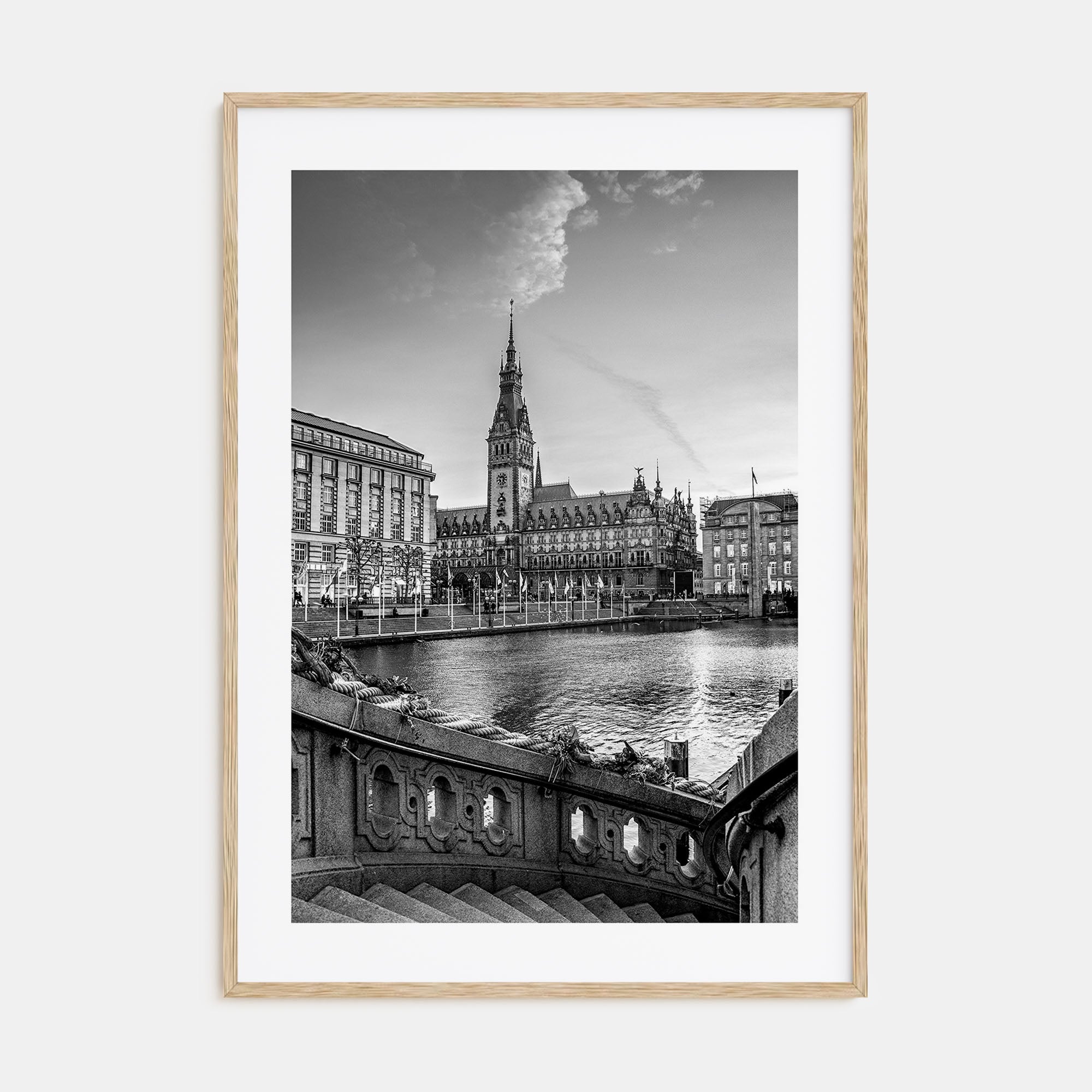 Hamburg Photo B&W Poster