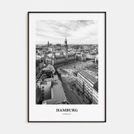 Hamburg Portrait B&W No 1 Poster