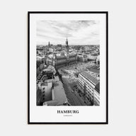 Hamburg Portrait B&W No 1 Poster