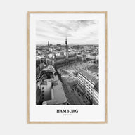 Hamburg Portrait B&W No 1 Poster