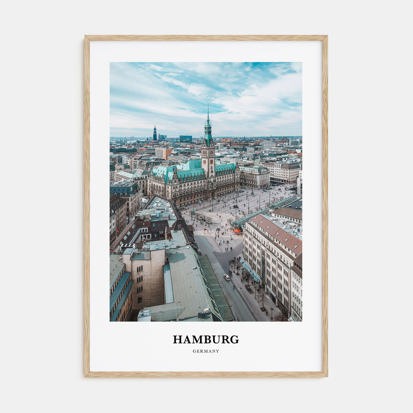 Hamburg Portrait Color Poster