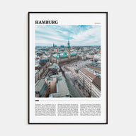 Hamburg Travel Color Poster