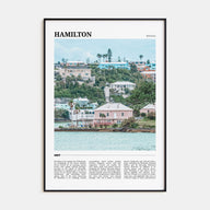 Hamilton, Bermuda Travel Color Poster