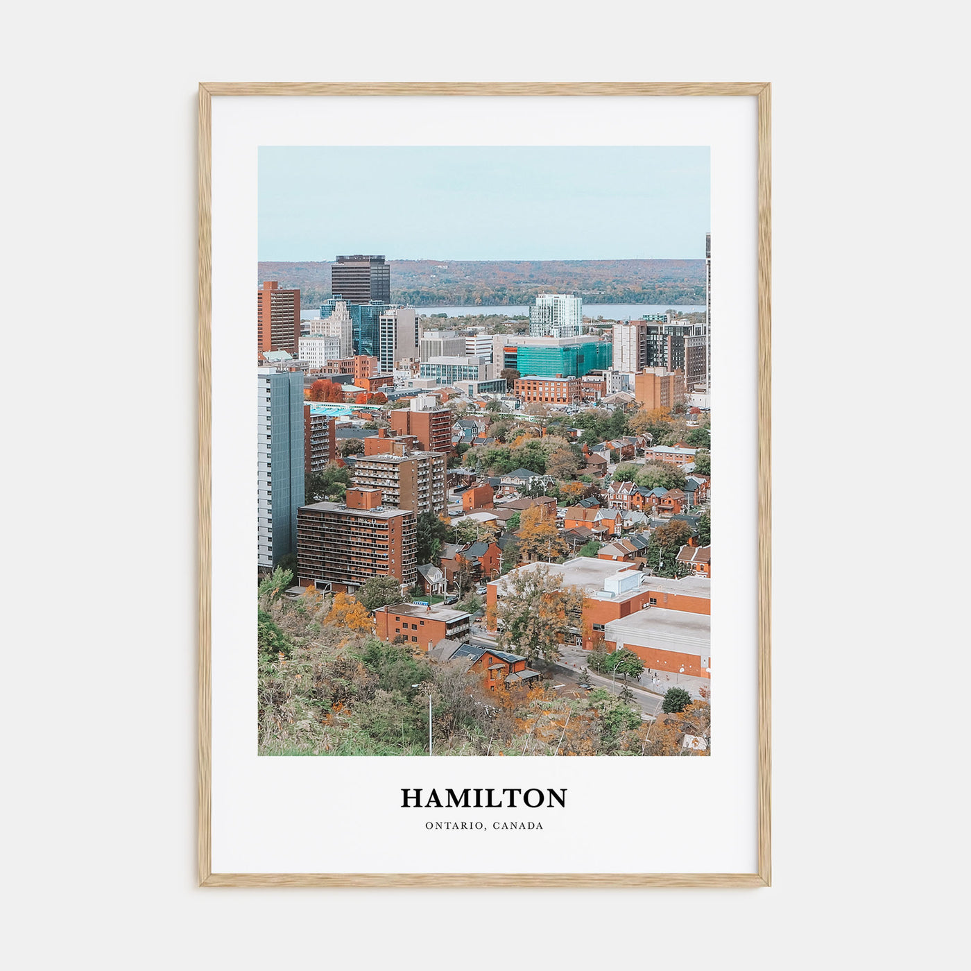 Hamilton, Canada Portrait Color Poster