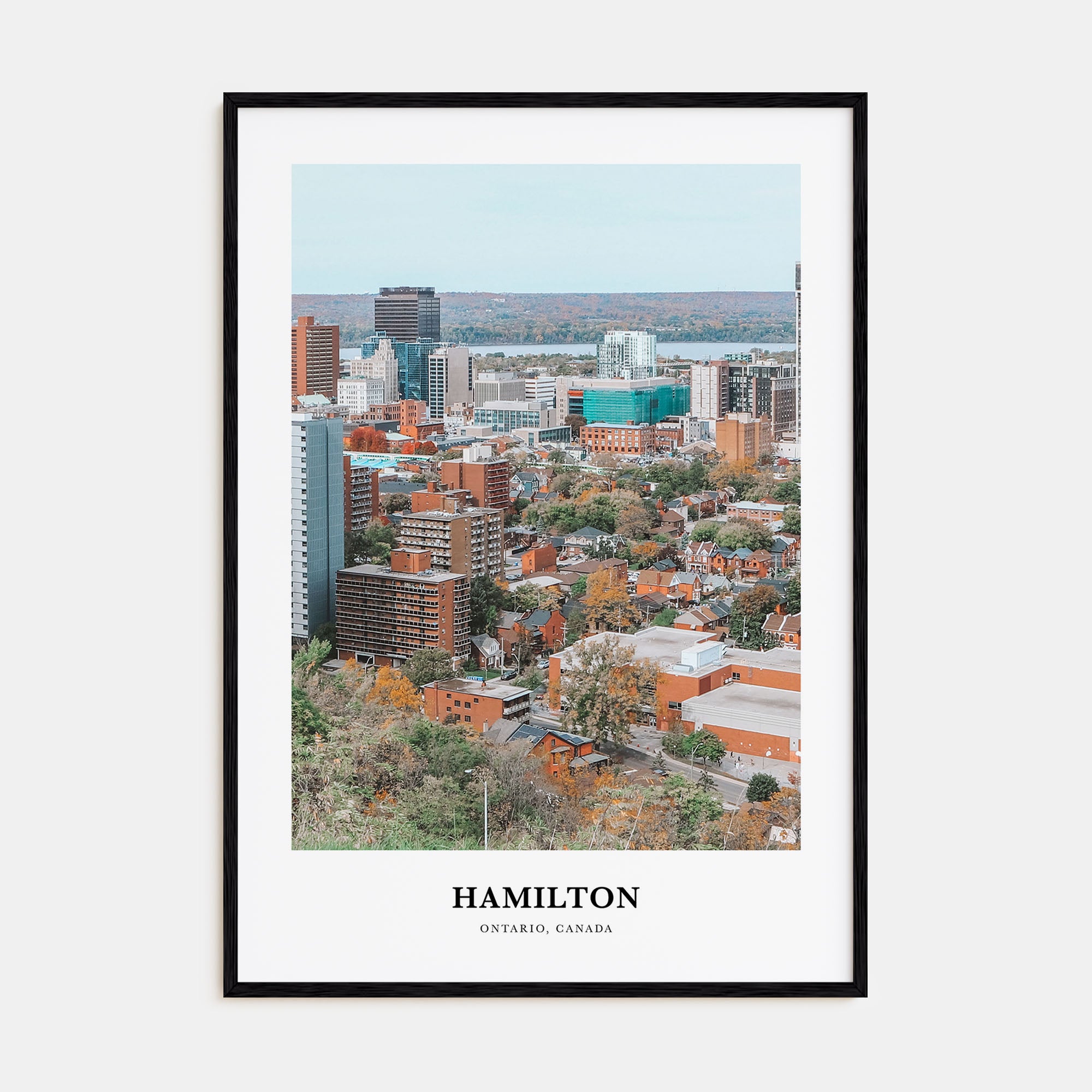 Hamilton, Canada Portrait Color Poster