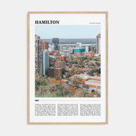 Hamilton, Canada Travel Color Poster