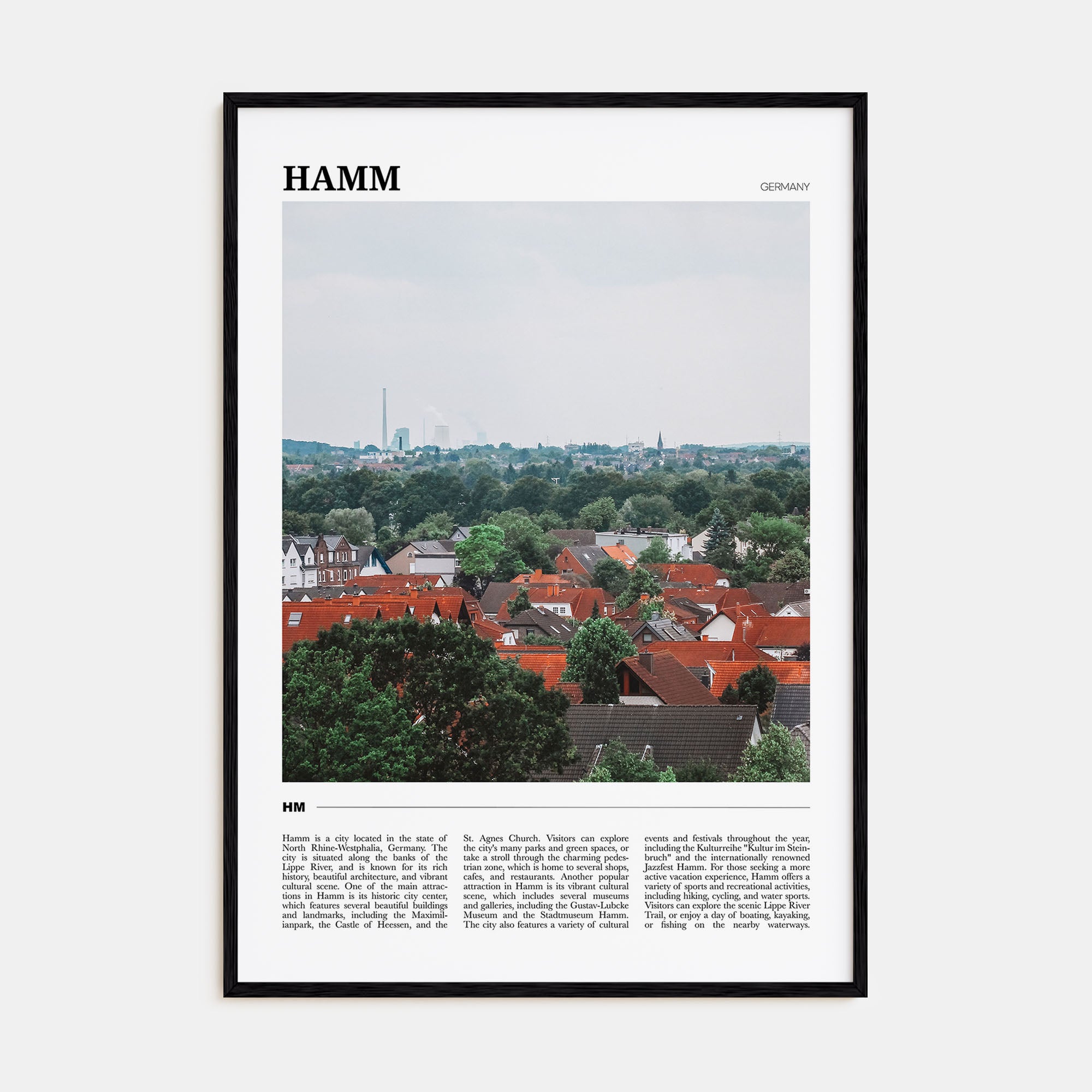 Hamm Travel Color Poster