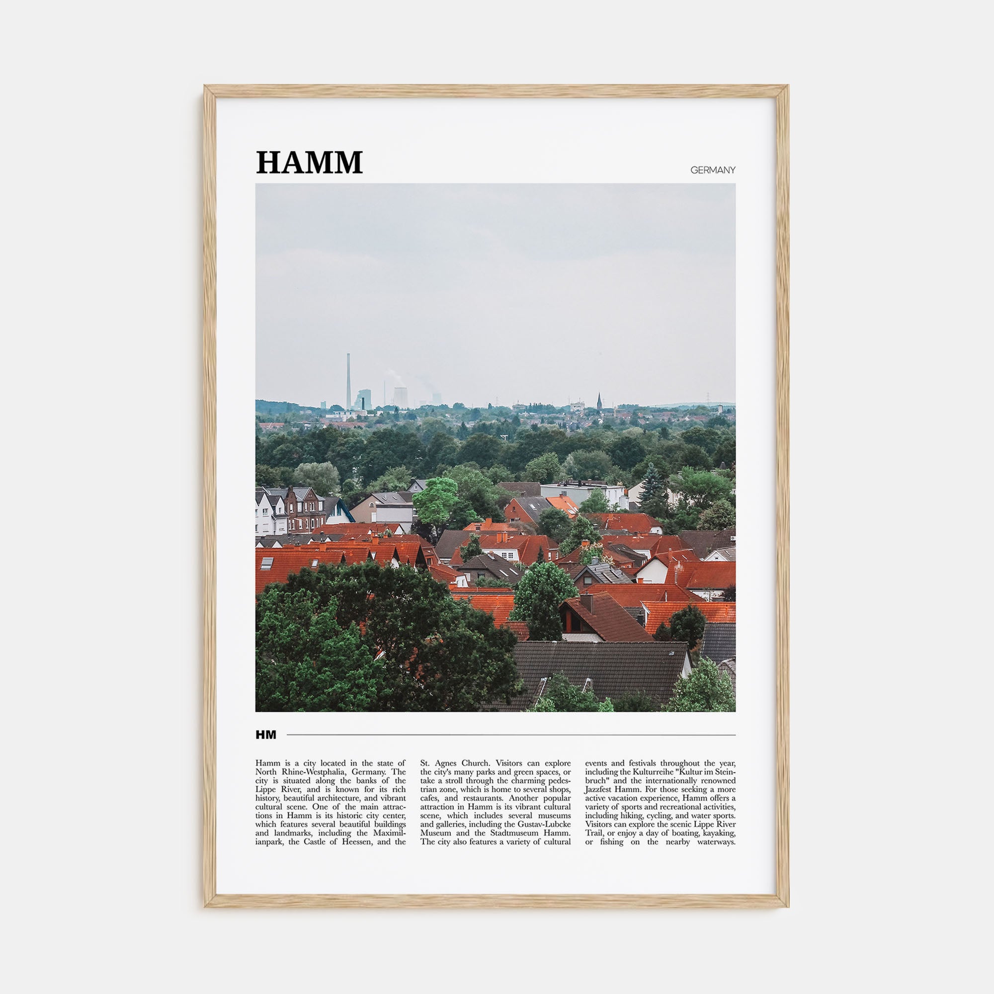 Hamm Travel Color Poster