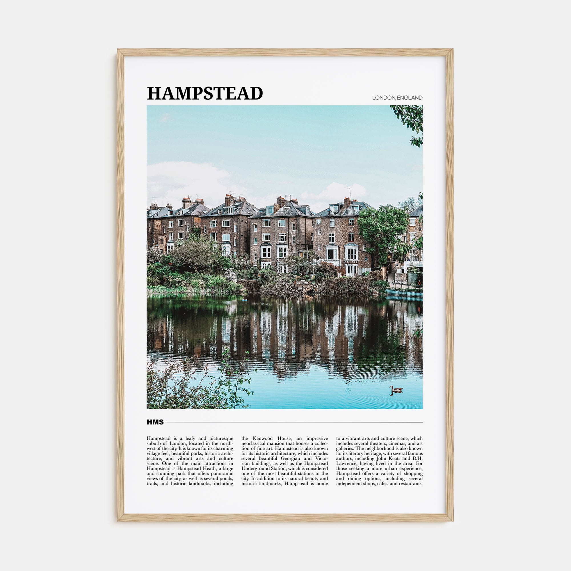 Hampstead Travel Color Poster