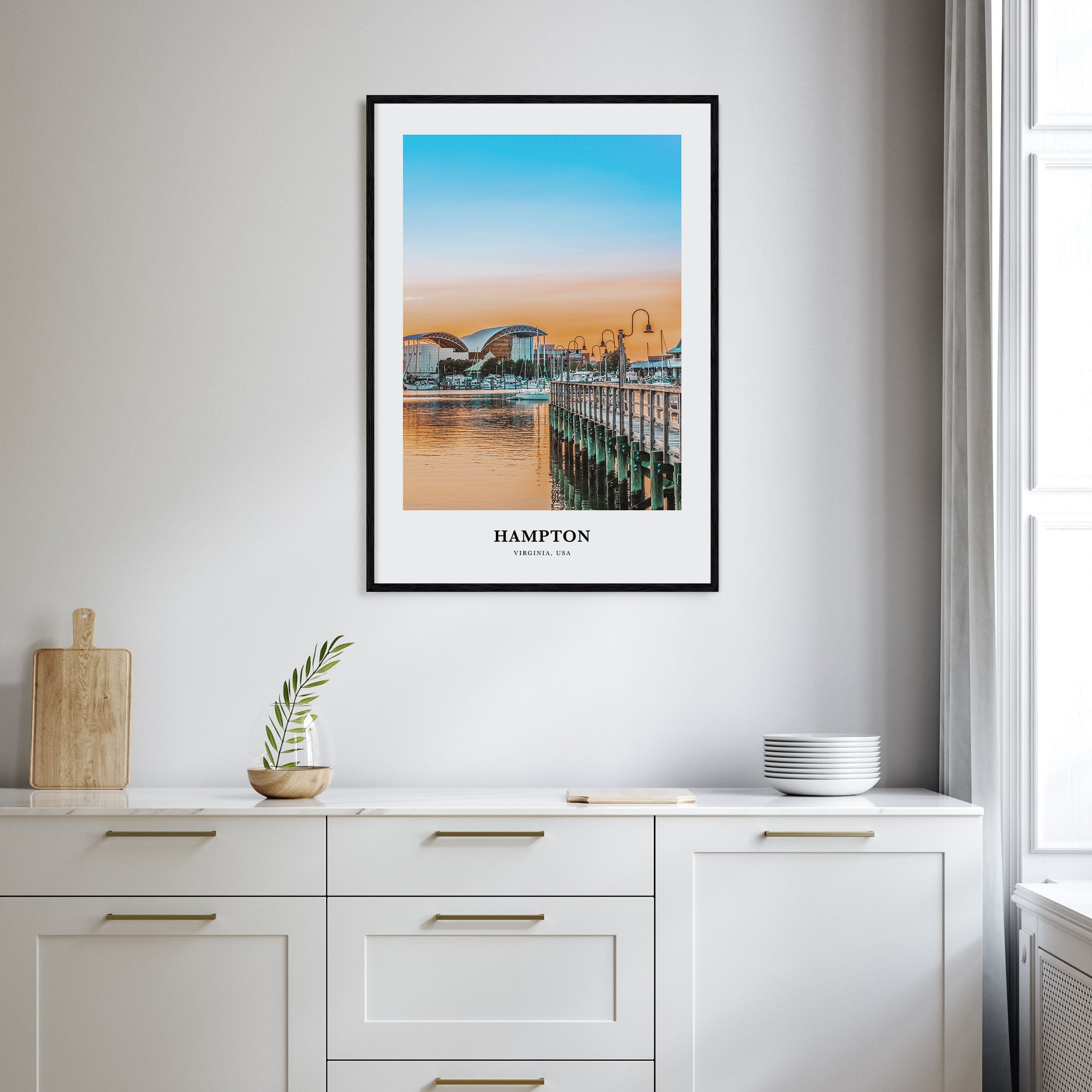 Hampton Portrait Color Poster