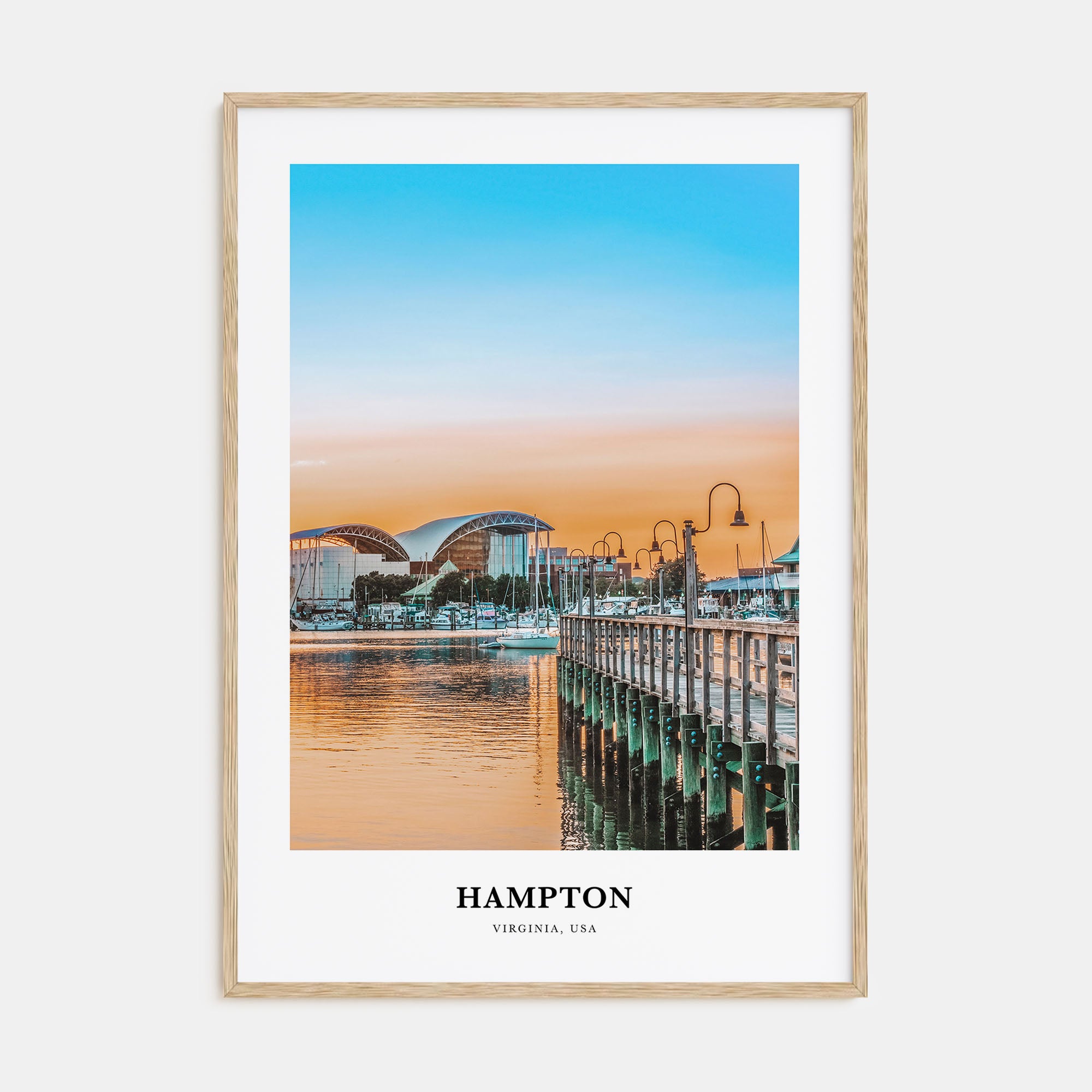 Hampton Portrait Color Poster