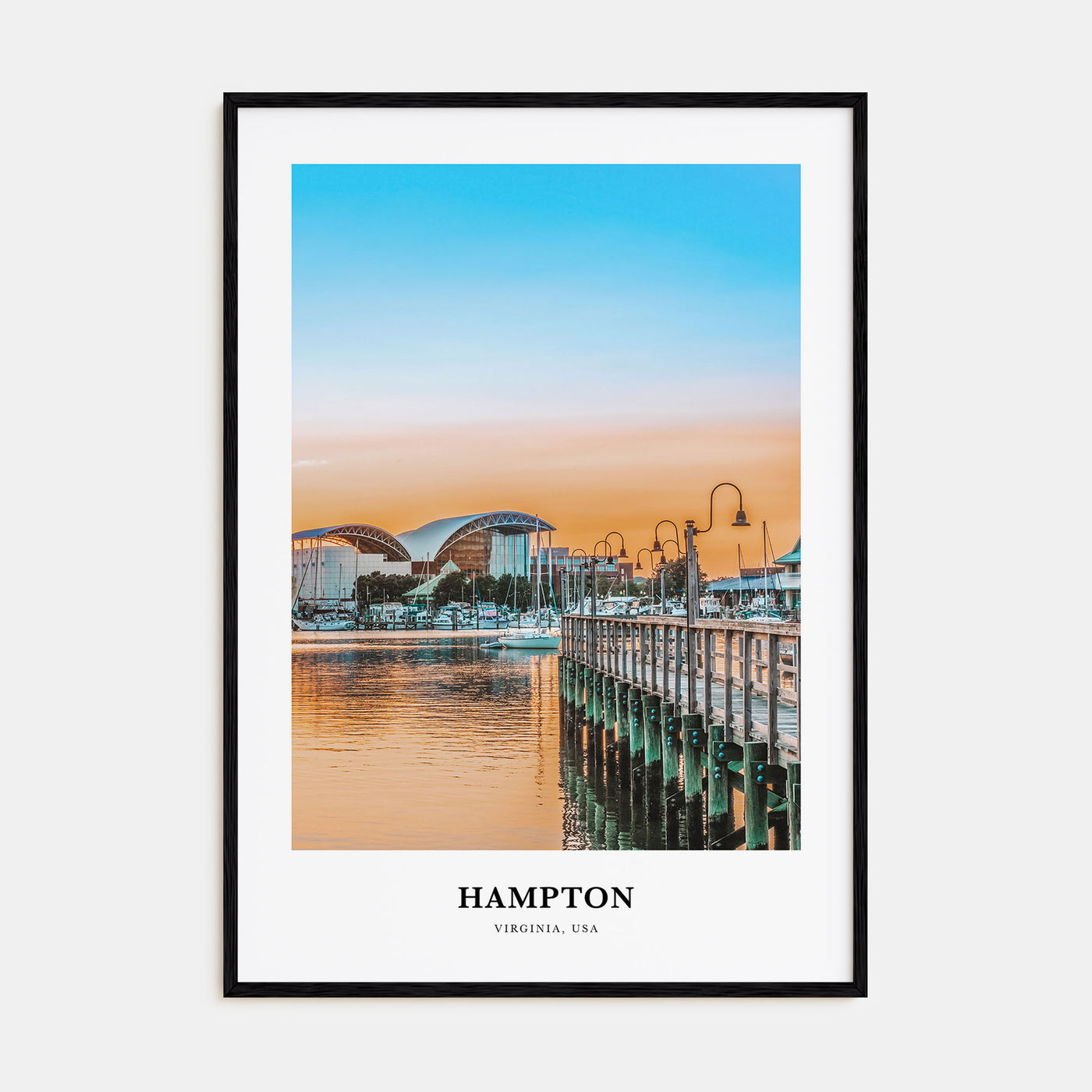 Hampton Portrait Color Poster