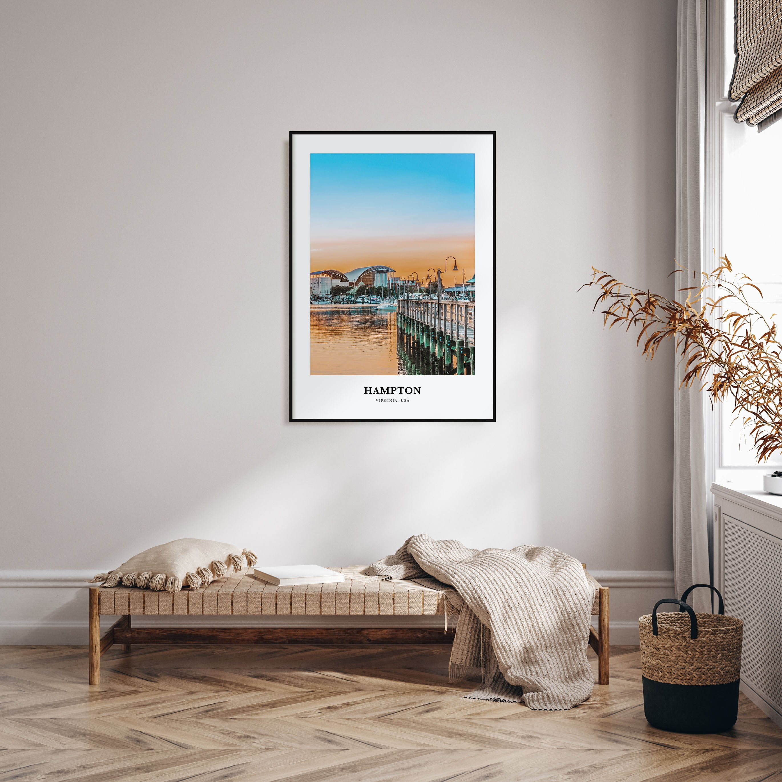 Hampton Portrait Color Poster