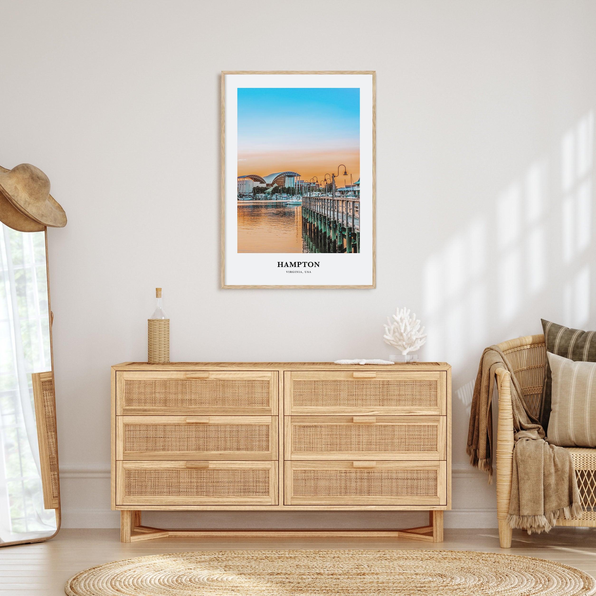 Hampton Portrait Color Poster