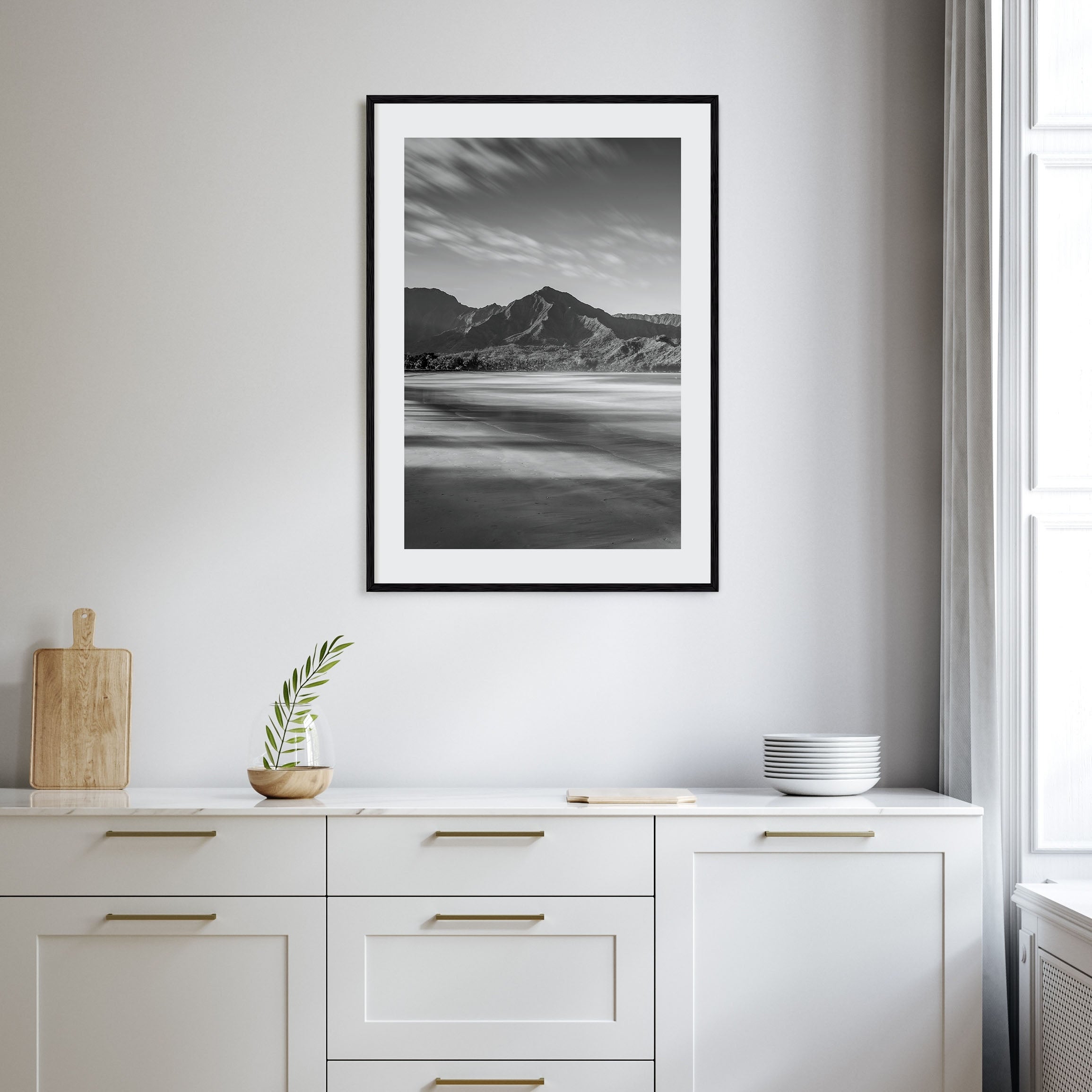 Hanalei Photo B&W Poster