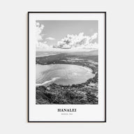 Hanalei Portrait B&W Poster
