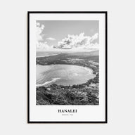 Hanalei Portrait B&W Poster