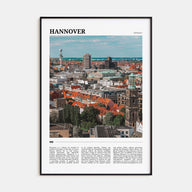 Hannover Travel Color Poster