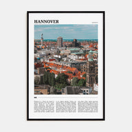 Hannover Travel Color Poster