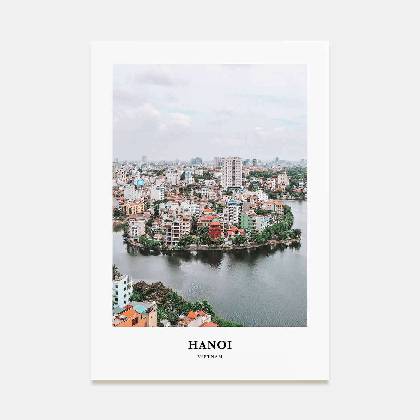 Hanoi Portrait Color Poster